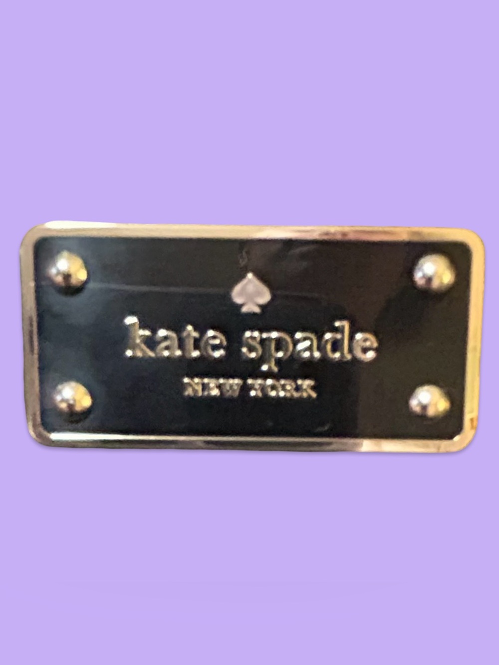 NWT KATE SPADE QUILTED BACKPACK,DIAMOND PATTERN, w/GOLD TONE HARDWARE.ADJUSTABLE - Picture 12 of 16